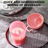 hzbaiyi Protein Shaker Bottle with Mixing Ball Leakproof Flip On