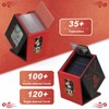 Chinese Takeout Deck Box Fits 35+ Toploader (Black and Red)
