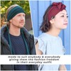 CHARM - Diadema japonesa pirata para hombre y mujer, banda