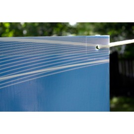 Banner Ups Clear Power Tape Hem Reinforcing Tape for Banners - 1.5" x 36 yards