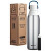 Brita Stainless Steel Premium Filtering Water Bottle, BPA-Free, Reusable, Insulated,