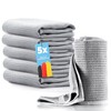 HELOME Microfibre Drying Cloth (Pack of 5) Extra Absorbent 38