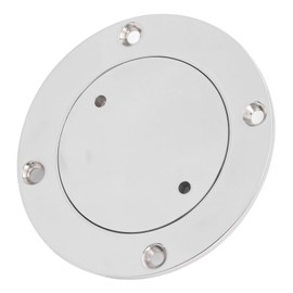 Boat Round Deck Plate Marine Access Port Hatch Cover 316 Stainless Steel for Marine Yacht (4 Inches 20W)