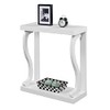 Convenience Concepts Newport Gramercy Console Table, White
