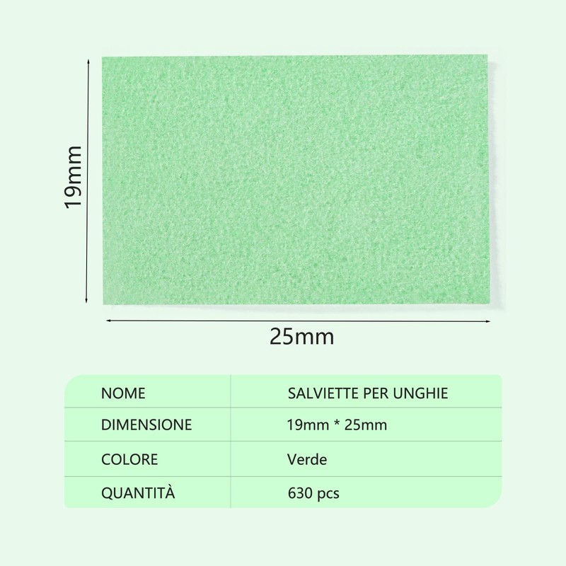 630 Pezzi Pad Unghie per Sgrassare, Dischetti Cotone Senza Pelucchi
