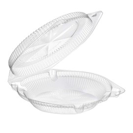 Inline Plastics SLP110 Sure Lock 10" Pie Container, Clear PET Food, 105 oz | 200/Case