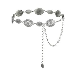 Chain Belt Waist Chain Silver Body Chain Gold Body Chains Belly Chain Free Adjustable Length, Waist Chain Suitable for Casual Wear or Beach Bikinis, Show Unique Charm (Gold), Metal, Metal