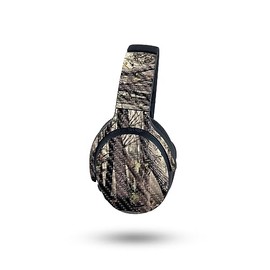 MightySkins Carbon Fiber Skin Compatible with Skullcandy Crusher ANC 2 - Tree Camo | Protective, Durable Textured Carbon Fiber Finish | Easy to Apply, Remove, and Change Style