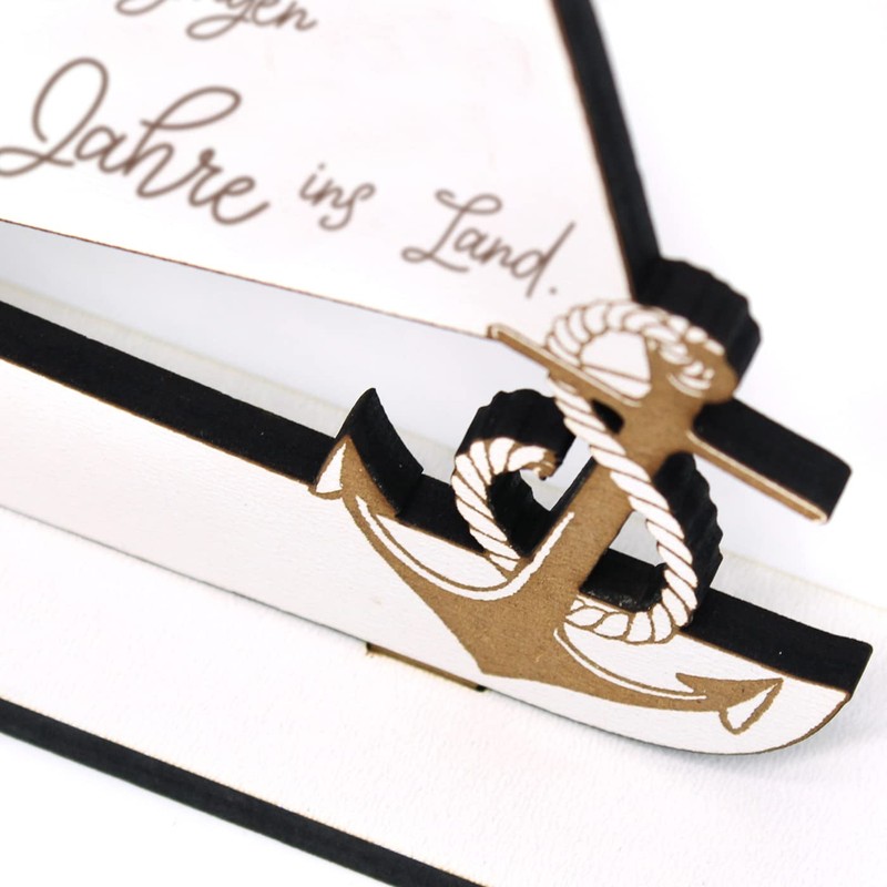 DEKOLANDO Iron Wedding Decoration Wedding Anniversary 65th Anniversary with Name