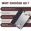 NECAMOCU Edge Banding Trimmer, Upgraded Mini Edge Band Trimmer &