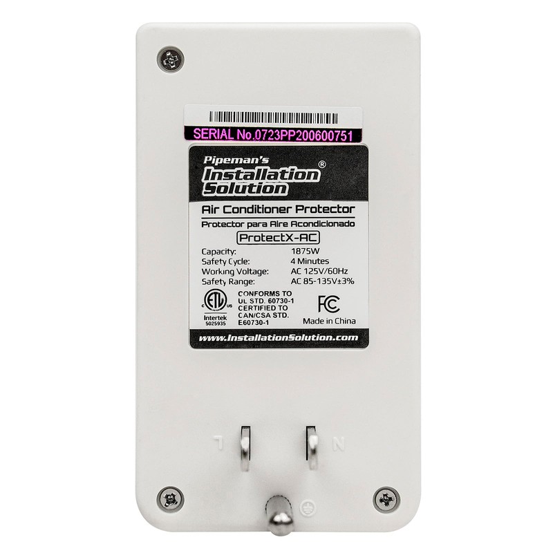 Pipeman's Installation Solution AC 85-135V Surge Protector 1875 Watts, White