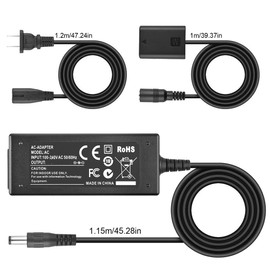 kybate AC Power Adapter Charger +DC for Sony NEX-3 NEX-5 SLT-A33 A55 ACPW20