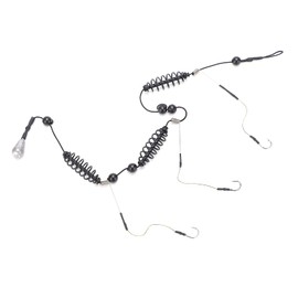3 Pieces 3 Hooks Flatfish Rigs Cage Trap Basket Set and Fishing Feeder Fishing Tackle for Flat Fish Sole Flounder (15 g)