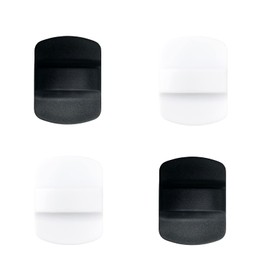 Magnetic Slider Replacement 4 Pack, Magslider Block Compatible with Yeti Lid/Tumblers Fits 10oz, 16oz, 20oz, 26oz, 30oz (2Black+2White)