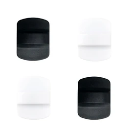 Magnetic Slider Replacement 4 Pack, Magslider Block Compatible with Yeti Lid/Tumblers Fits 10oz, 16oz, 20oz, 26oz, 30oz (2Black+2White)