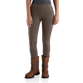 Carhartt Women's Force Lightweight Legging (Regular and Plus Sizes), Tarmac, X-Large