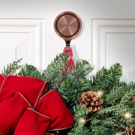 Haute Decor Attract Pinch-Free Magnetic Wreath Hanger (Brushed Copper)
