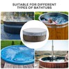 Round Hot Tub Cover 420D Polyester Waterproof Spa Covers for