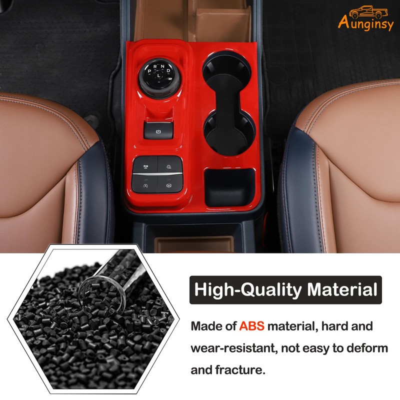 Aunginsy Central Control Gear Shift Box Panel Cover Trim Compatible