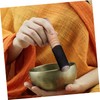 ibasenice Handmade Nepalese Buddha Singing Bowl Stick Mallet for Meditation