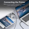 CERRXIAN USB 3.0 Type C Female to Type B Male
