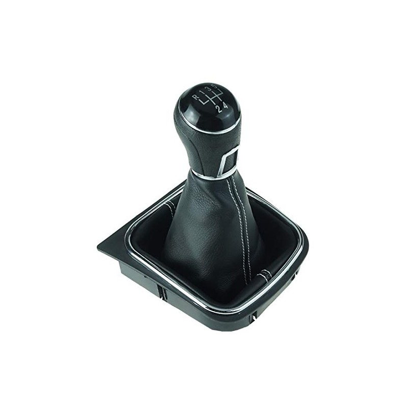 Do!LED Gear Stick Knob Gear Stick Gaiter Frame 5 Gears
