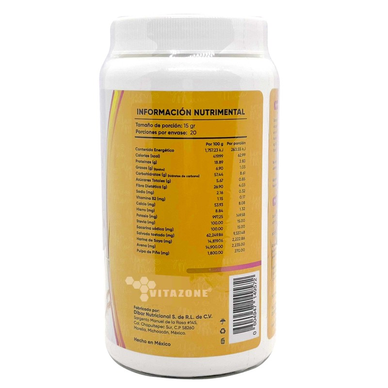 Yeri fibra 300 grs Piña Colada