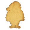 Staedter Embossing Santa Claus Cookie Cutter, 9 cm, Stainless Steel,
