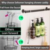 Seltomer Hanging Shower Caddy Bathroom Inside Shower Rack Organizer Shampoo