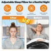 Head Support Pillow with 3 Side Pillows,Wheelchair Headrest, Adjustable Neck