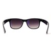 Retro Horn Rim Bi-focal Reading Sunglasses [Bifocal] Black Smoke +3.5
