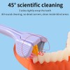 Pack of 2 3 4 Three Sided Toothbrushes Soft Bristle
