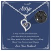CheersLife Wife Necklace from Husband, Gifts for Wife, I Love