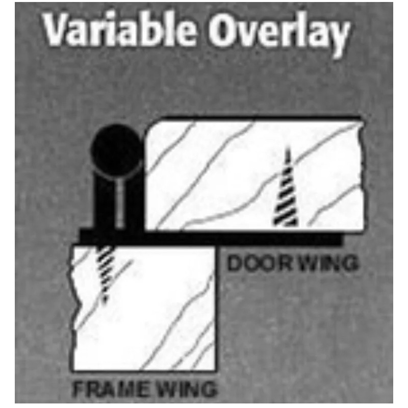Liberty Hardware Set 2 Liberty Hardware H0103AC-BZR-O Self-Closing Overlay Cabinet
