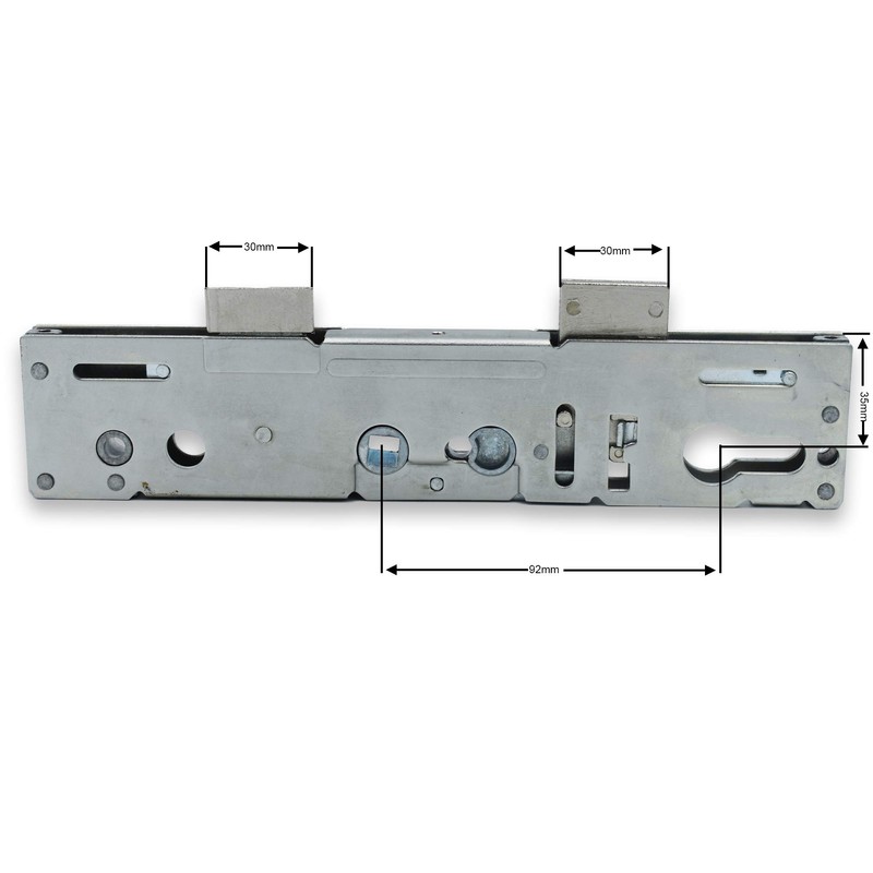 Lockmaster Mila Single Spindle uPVC Gear Box Door Lock Centre