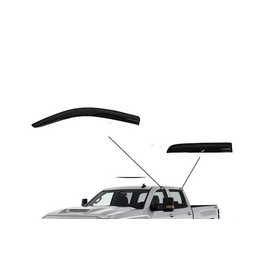 Sunwei Window Vent Visor Sun Rain Deflector for GMC Sierra Double/Extende