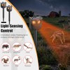 4 Pack Solar Owl Animal Repeller Outdoor for Raccoon, Deer