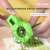 Blooming Onion Cutter, Manual Scallion Cutter Stainless Steel, Multifunctional Kitchen