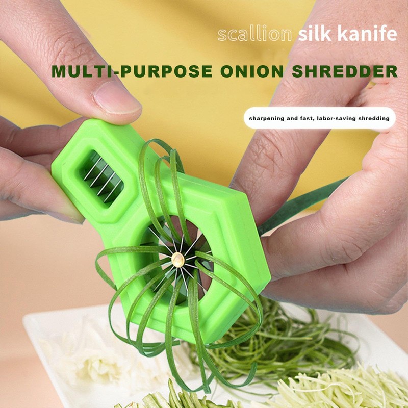 Blooming Onion Cutter, Manual Scallion Cutter Stainless Steel, Multifunctional Kitchen