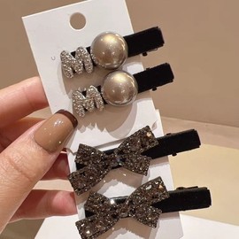 International Hairpin & Hair Accessory Making Supplies cd182 One Size/Black Square Rhinestone 200ea