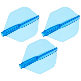 Cosmo Darts fittohuraitoea- Flight Locket Medium Blue Pack of 3