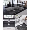 Behok Separable Silicone Sink Protector Grid Mat 28-7/16x13-13/16",Black