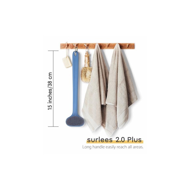 Surlees 2.0 Plus Cepillo de Espalda para la Ducha para