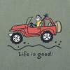 Life is Good. Men's Crusher Tee Vintage Off Road Jake,