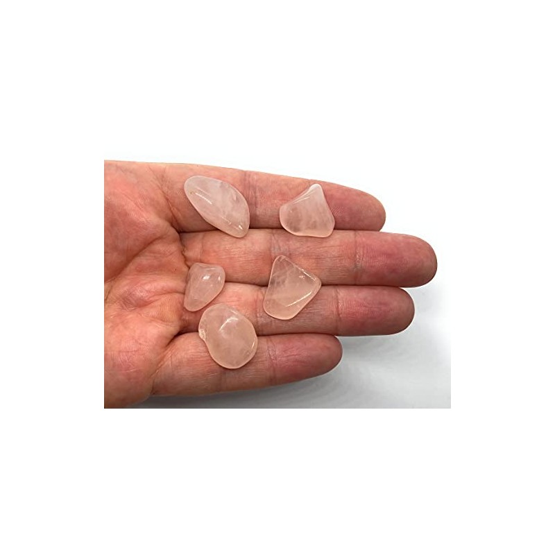 Rose Quartz Small Tumble Stone - 5 Pc