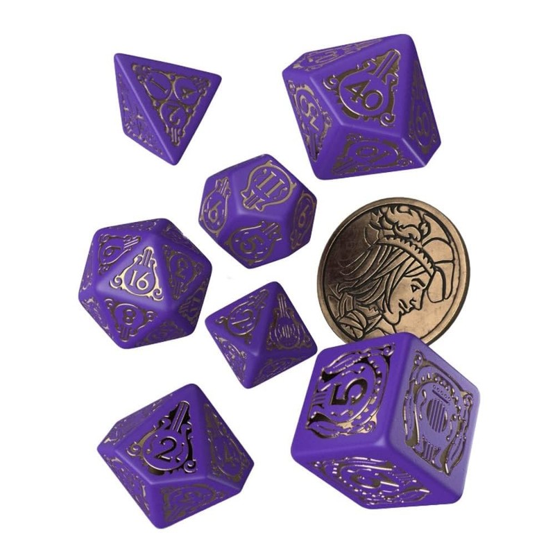 Q-Workshop WDA3Q The Witcher Dice Set: Dandelion, Viscount de Lettenhove