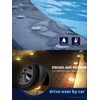 SHONELIGHTING Solar Deck Lights, IP67 Waterproof Pool Lights, Anti-Slip&Trip Super