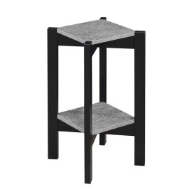 Convenience Concepts Planters & Potts Medium Square Plant Stand in Gray Wood