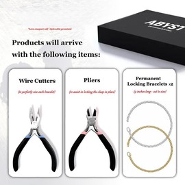 Permanent Bracelet Kit – DIY Couple Bracelet Making Kit For Couples, Friendship Bracelets – Gift for Anniversary, Valentine’s Day & Date Night Activity - His and Her Bracelets:_Silver