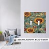 Azjincos Decorative Art Light Switch Covers Sun Flowers 2 Gang